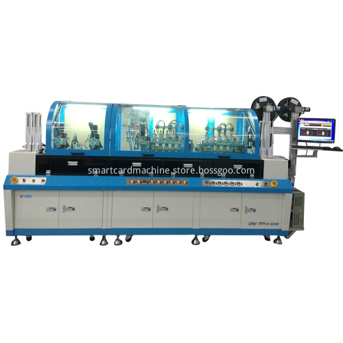 Smart Card Multiple Chips Milling and Embedding Machine